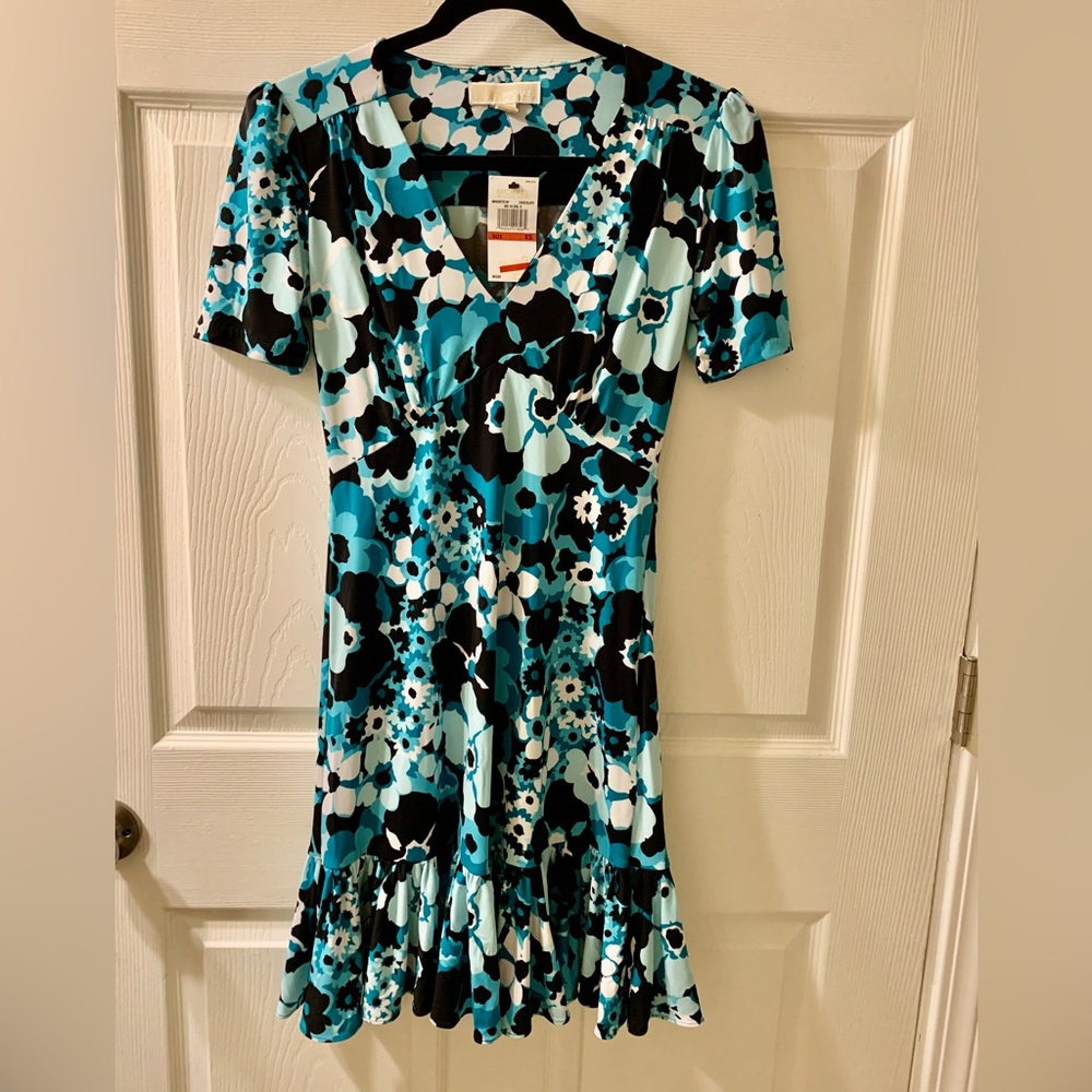 MICHAEL MICHAEL KORS Floral Print Mini Dress with Tags